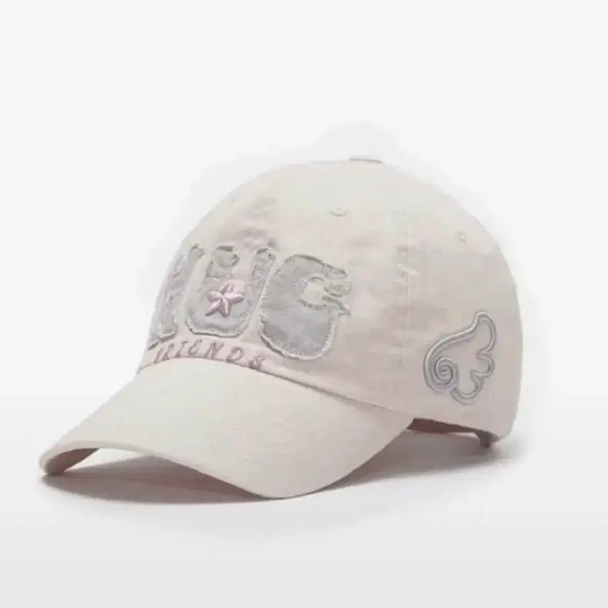 [BUNJANG] Hug Your Skin Hug Friends Cap Pink / 허그유어스킨 모자 허그 프렌즈 캡 핑크