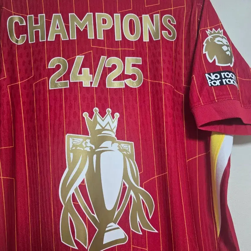 [BUNJANG] Liverpool 2024-25 Authentic Home Jersey (L/105) with Official League and PL Patches / [L/105] 2024-25 리버풀 홈 유니폼 (어센틱)