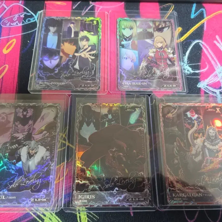 [BUNJANG] Solo Leveling HR Card Set / 나혼렙 나혼자만레벨업 카드 HR 모음