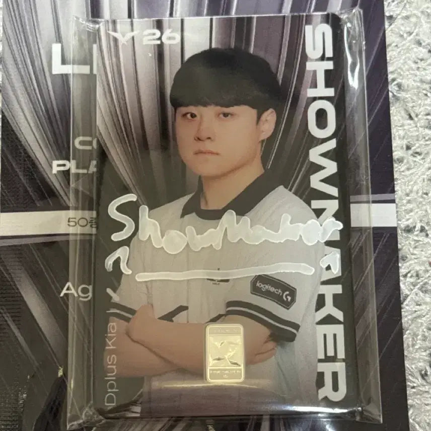 [BUNJANG] Korea Mint Corporation LCK ShowMaker Signed Silver Card 50g / 한국조폐공사 LCK 쇼메이커 카드 사인 싸인