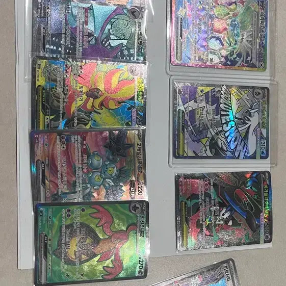 [BUNJANG] Pokemon Cards Bundle (SAR, SR, UR, MA Grades incl. Vaporeon SAR) / SAR ,SR, UR, MA, 등급  포켓몬 카드 일괄판매@@