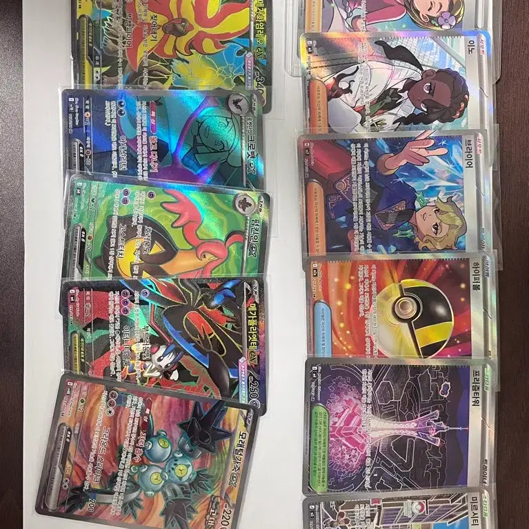 [BUNJANG] Pokemon Cards Bundle (SAR, SR, UR, MA Grades incl. Vaporeon SAR) / SAR ,SR, UR, MA, 등급  포켓몬 카드 일괄판매@@