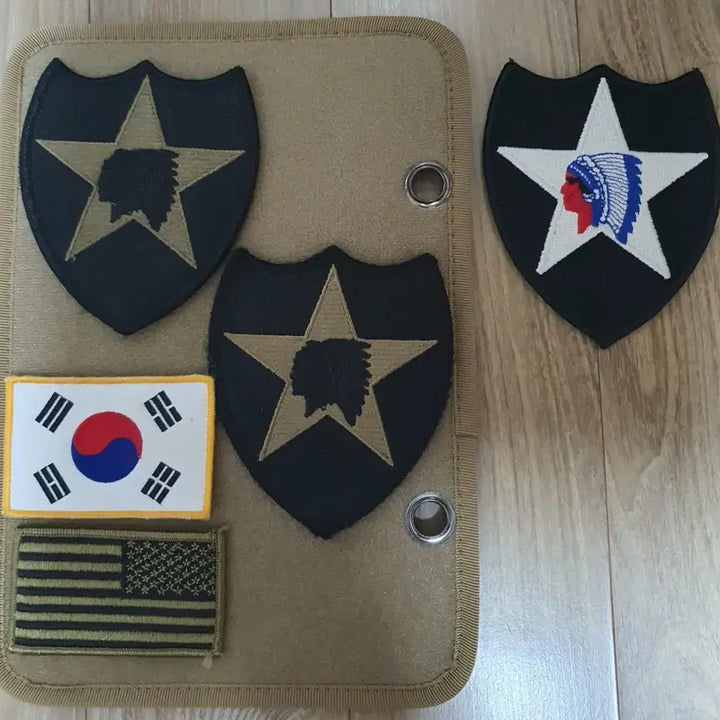 [BUNJANG] US Army 2nd Aviation Regiment TALON Patches &amp; US 2nd Infantry Division Patches / 주한미육군 TALON 2전투항공여단/미2사단/태극기/성조기 패치