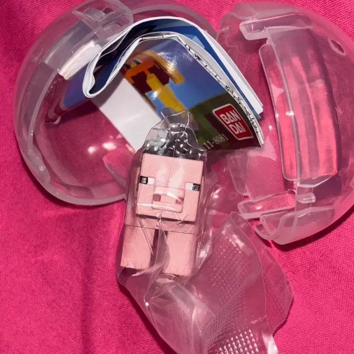 [BUNJANG] Minecraft Pig Keyring / 돼지