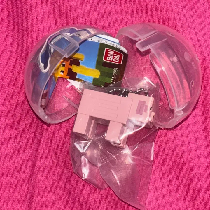 [BUNJANG] Minecraft Pig Keyring / 돼지