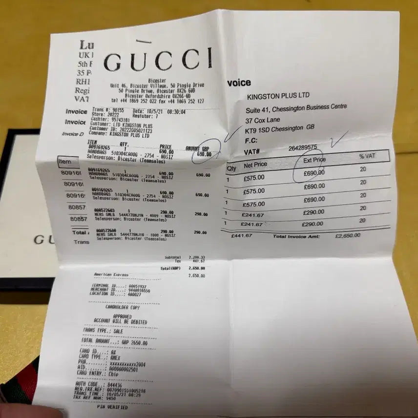 [BUNJANG] Gucci Ophidia Bifold Wallet / GUCCI 구찌 오디피아 반지갑