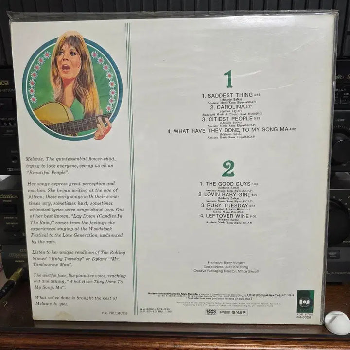 [BUNJANG] Melanie Schafka Sealed LP / 멜라니 샤프카 미개봉 lp