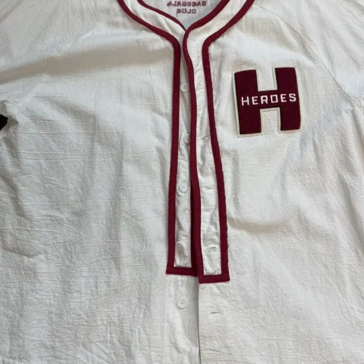 [BUNJANG] Kiwoom Heroes Musinsa Home Baseball Jersey White / 키움히어로즈 무신사 유니폼 홈 화이트