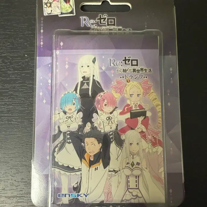 [BUNJANG] Re:Zero Trump Card Set by Ensky / 리제로 트럼프카드 및 기타등등