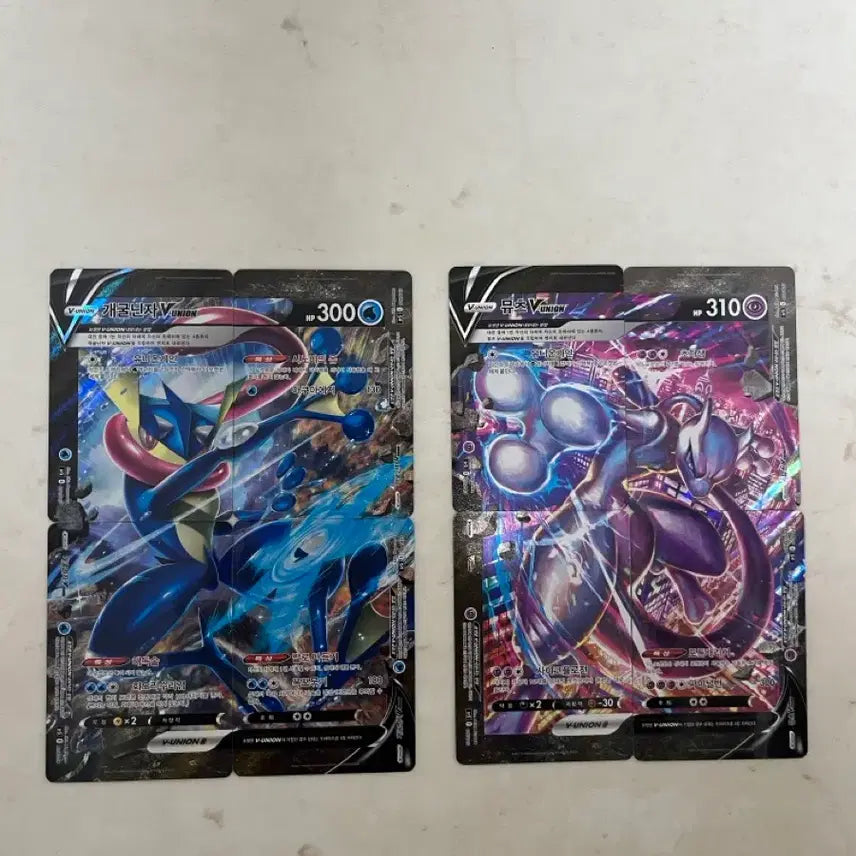 [BUNJANG] Pokemon Card - Greninja &amp; Mewtwo Union (Bundle Set) / 포켓몬카드 유니온