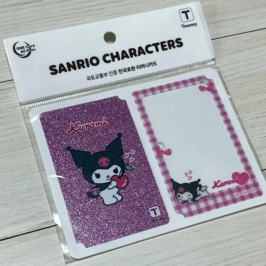 [BUNJANG] Sanrio Kuromi T-Money Card / 산리오 쿠로미 티머니 티머니카드 교통카드 새상품