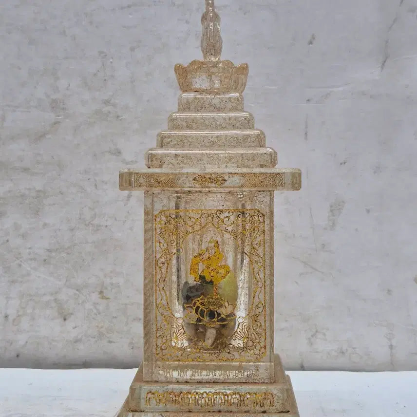 [BUNJANG] Sealed Crystal Sarira Reliquary with Buddhist Relics / 오랜세월 밀봉된 수정 사리함 (전신사리) (쇄신사리) 개인수집품 612