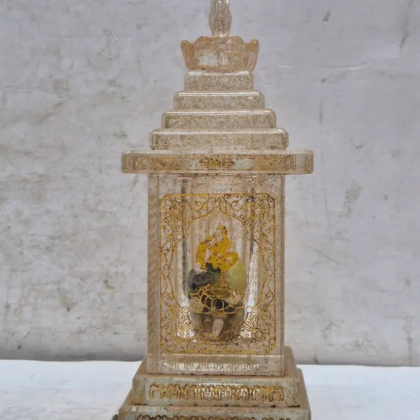 [BUNJANG] Sealed Crystal Sarira Reliquary with Buddhist Relics / 오랜세월 밀봉된 수정 사리함 (전신사리) (쇄신사리) 개인수집품 612
