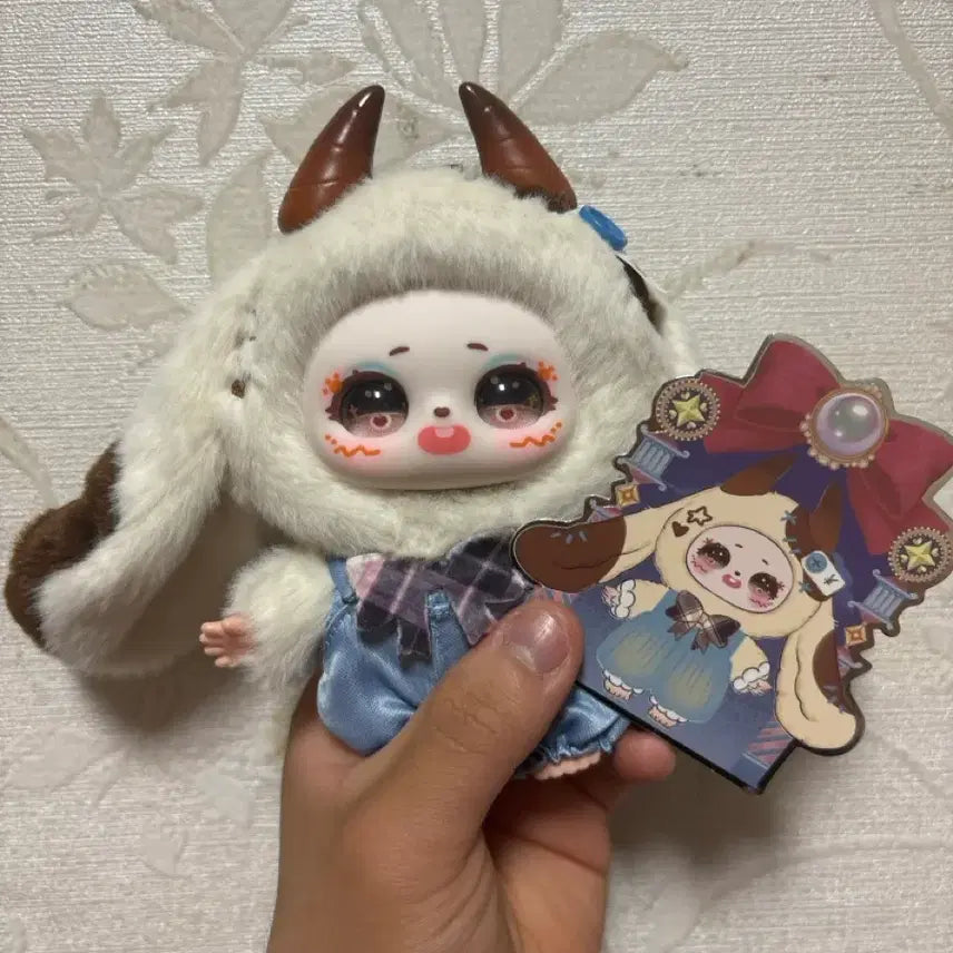 [BUNJANG] Samari Doll Keychain with Horns and Outfit / 사마리 인형 키링