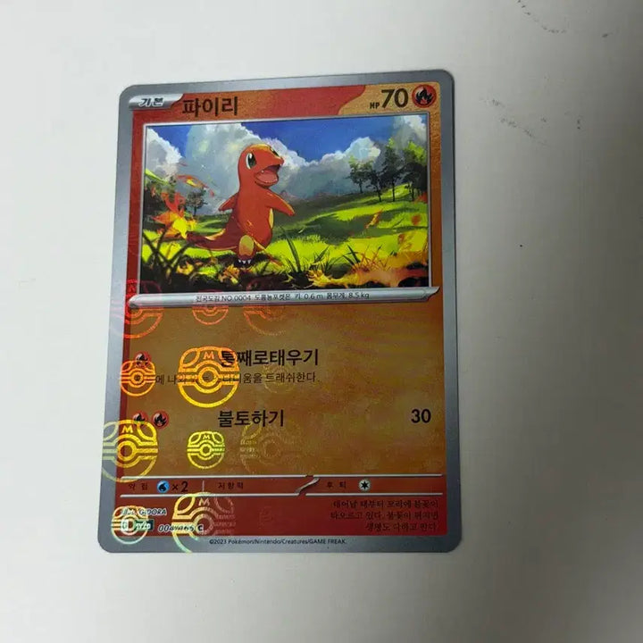 [BUNJANG] Charmander Master Ball Pokémon Card / 마스터볼 파이리 포켓몬 카드 판매합니다!!