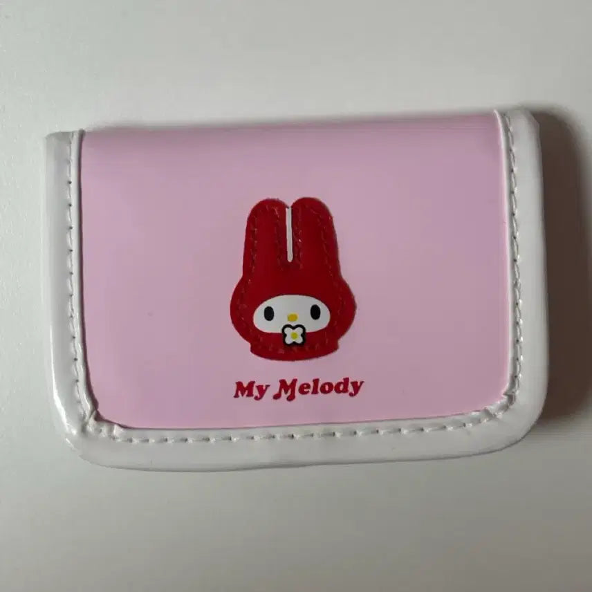 [BUNJANG] Vintage My Melody Pink Enamel Mini Wallet / 고전 빨간마이멜로디 핑크 애나멜 미니 지갑