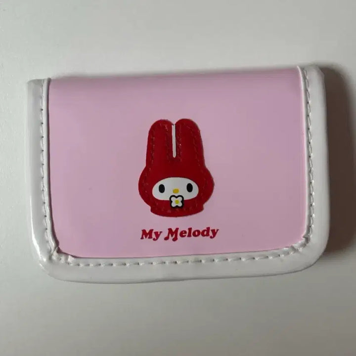 [BUNJANG] Vintage My Melody Pink Enamel Mini Wallet / 고전 빨간마이멜로디 핑크 애나멜 미니 지갑