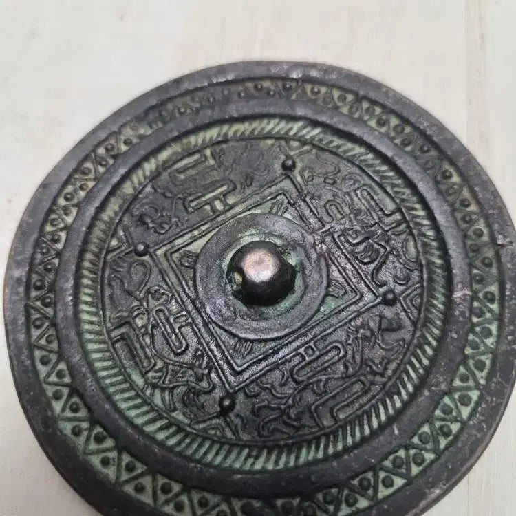 [BUNJANG] Tibet Bronze Mirror Antique / 티벳 청동 동경 지름10cm 할인중