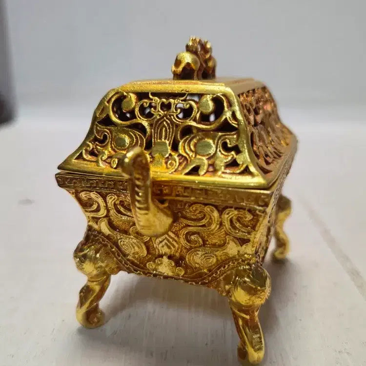 [BUNJANG] Antique Brass Portable Censer 8cm Height / 금체 황동 휴대용 향로 높이8cm무게240g 할인중