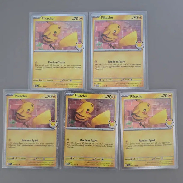 [BUNJANG] Pokemon North America 30th Anniversary Pikachu Album Set / 북미 포켓몬 30주년 피카츄 앨범용 5장