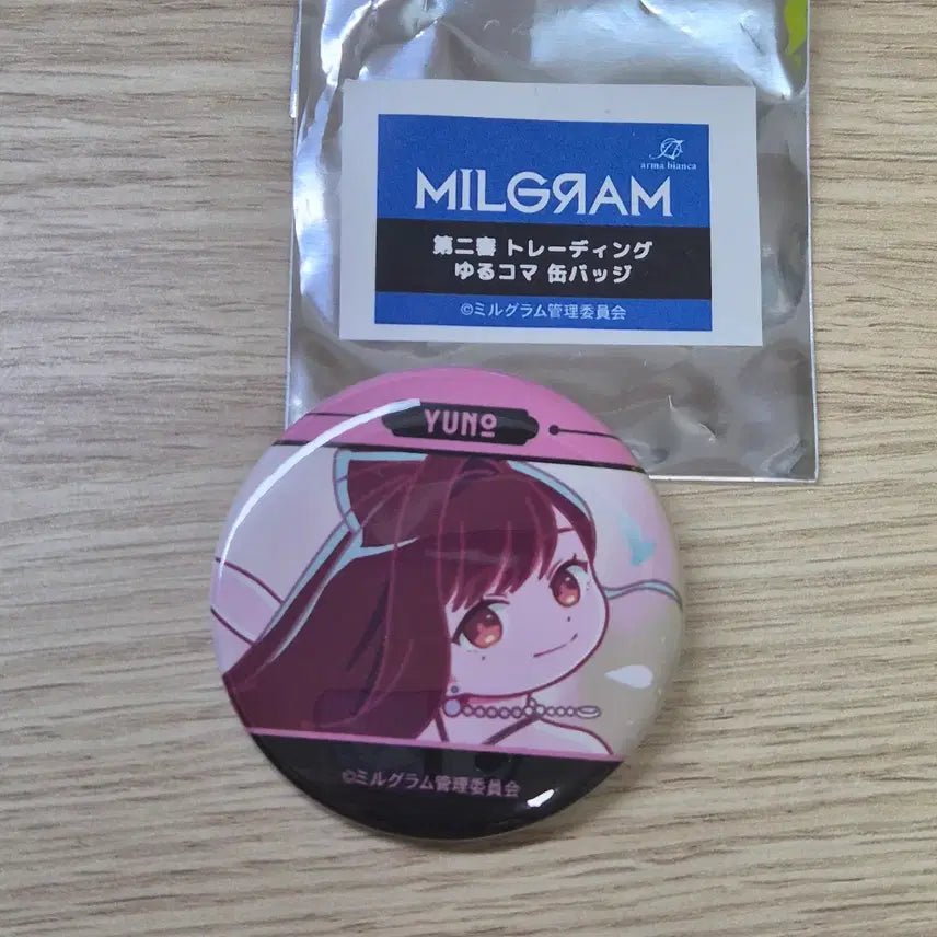[BUNJANG] MILGRAM Kashiki Yuno Yurukoma Can Badge Acrylic Goods / 밀그램 MILGRAM 카시키 유노 유루코마 캔뱃지 뱃지 아크릴 굿즈
