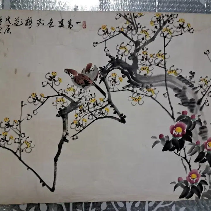 [BUNJANG] Traditional Korean Painting: Birds and Flowers / 동양화 화조화 옛날그림