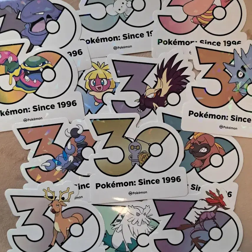 [BUNJANG] Pokemon 30th Anniversary Dakoo Sticker / 포켓몬 30주년 스티커 다꼬리 구매해요