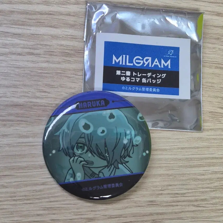 [BUNJANG] MILGRAM Sakurai Haruka Yurukoma Can Badge / 밀그램 MILGRAM 사쿠라이 하루카 유루코마 캔뱃지 뱃지 아크릴 굿즈