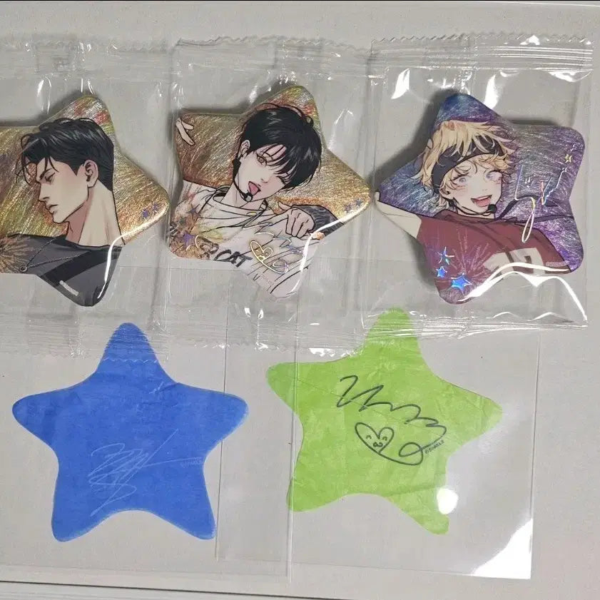 [BUNJANG] Resin Sparkles Night Blooming Flower Chart Sadohwan Canned Badge Sign Confetti Bundle Set / 레진 스파클즈 야화첩 사환 캔뱃지 사인컨페티 일괄