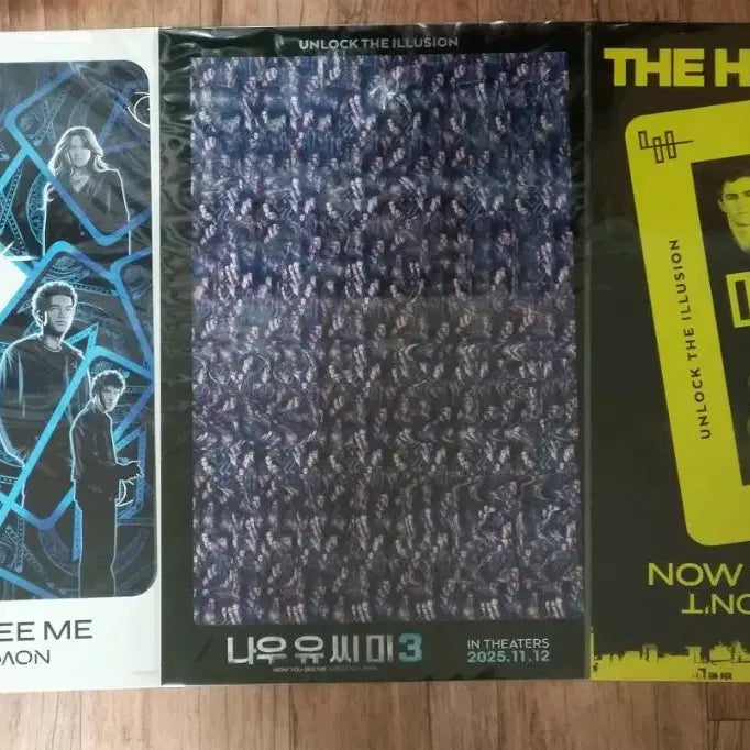 [BUNJANG] Now You See Me 3 Poster Set / 나우유씨미 3 포스터 세트