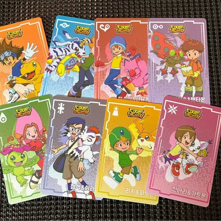 [BUNJANG] Digimon Cafe Omakes Random Card Set (8 Types) Digimon Adventure / 디지몬 카페 오마케 랜덤카드 8종 디지몬 어드벤처