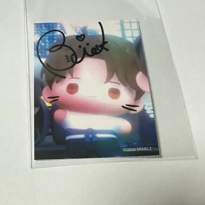 [BUNJANG] Sparkles Resin Pop-up Exclusive "Bboishiregi" Haebingseon Photocard / 스파클즈 레진 팝업 입장특전 뽀시래기 해빙곡선