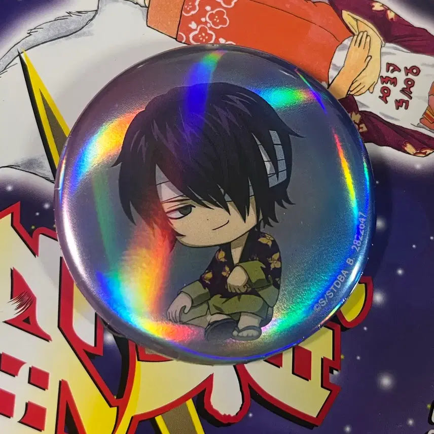 [BUNJANG] Gintama Shinsuke Takasugi Can Badge / 은혼 타카스기 캔뱃지