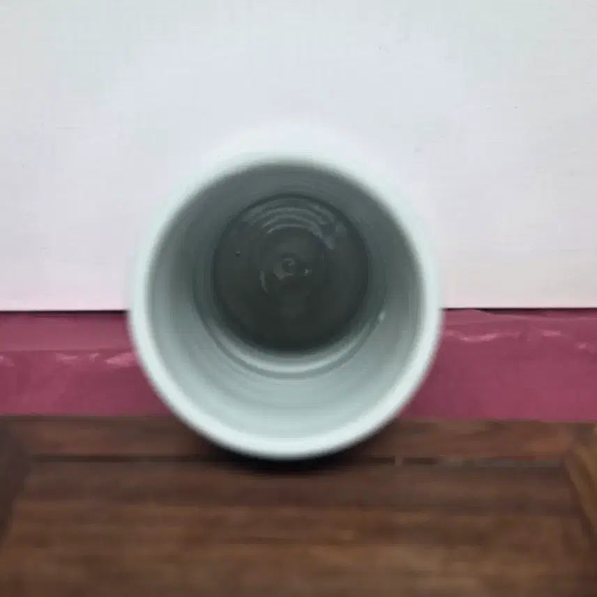 [BUNJANG] Jo Pyeong Pottery Jo Han Kyung White Porcelain Blue-and-White Bamboo Brush Holder / *조평도예 조한경 청화 백자 1죽문 문양 필통(붓통)