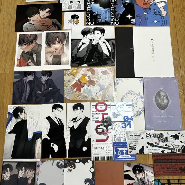 [BUNJANG] Garbage Time Jeon Young-joong Sung Joon-soo Bbang-jun Postcard, Print, Sticker, Photocard / 가비지타임 전영중 성준수 빵준 엽서 프박 스티커 증사 폴라