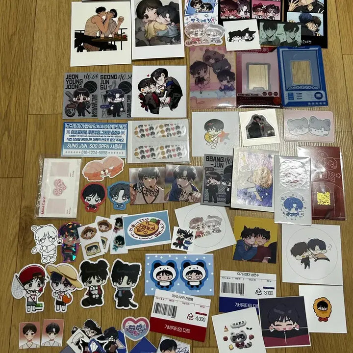 [BUNJANG] Garbage Time Jeon Young-joong Sung Joon-soo Bbang-jun Postcard, Print, Sticker, Photocard / 가비지타임 전영중 성준수 빵준 엽서 프박 스티커 증사 폴라