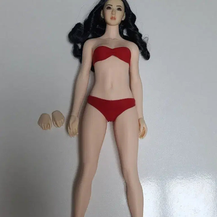 [BUNJANG] TBLeague 1/6 Scale Silicone Seamless Female Body (S46B) with Head / TBLeague 1/6 실리콘 심리스 여성 바디 +전용 헤드 (S46B)