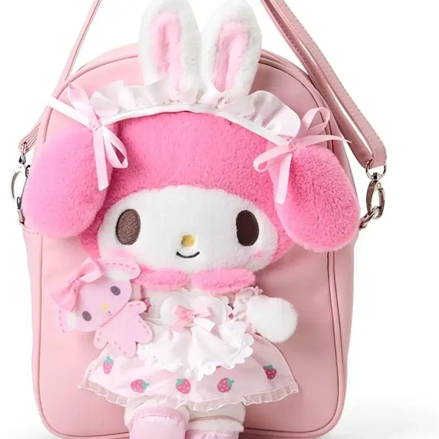 [BUNJANG] Sanrio Characters My Melody Appliqué Shoulder Bag / 산리오 캐릭터대상 제4탄 마이멜로디 아플리케 숄더백 인형 가방 미개봉 새제품