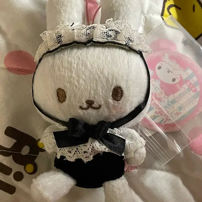 [BUNJANG] Classic Maid Usagimimi Rabbit Plush Strap / 고전 메이드 우사즈킨 토끼 인형 스트랩
