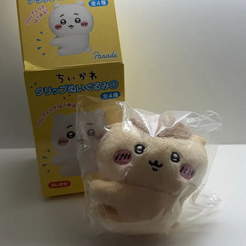 [BUNJANG] MunJakGwi Clip Plush Kuri Manju / 먼작귀 클립 인형 쿠리만쥬