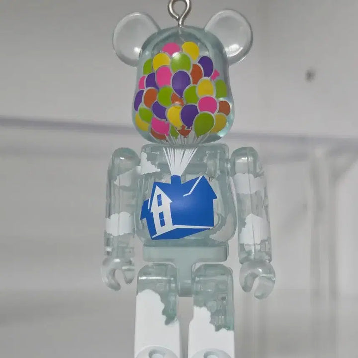 [BUNJANG] Disney Pixar Up Bearbrick Happy Lottery Keyring Figure / 디즈니 픽사 베어브릭 해피쿠지 복권 업 키링 피규어