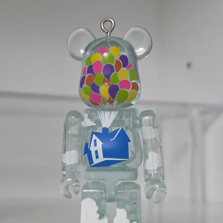 [BUNJANG] Disney Pixar Up Bearbrick Happy Lottery Keyring Figure / 디즈니 픽사 베어브릭 해피쿠지 복권 업 키링 피규어