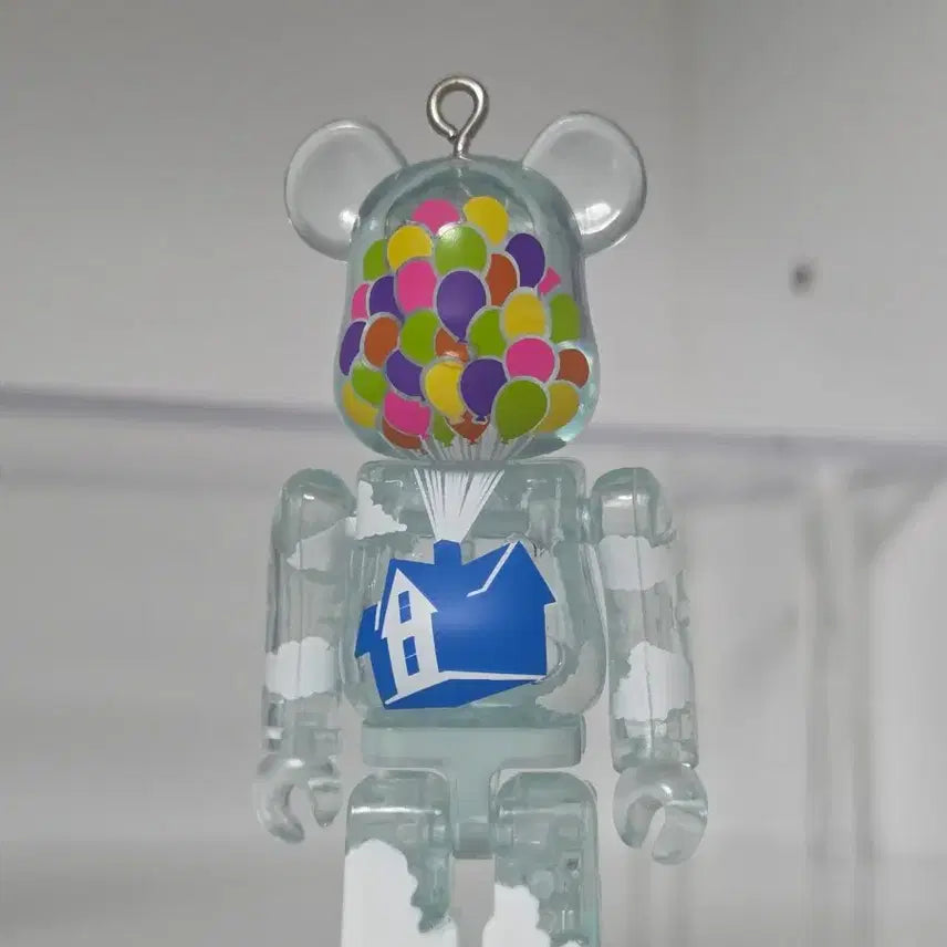 [BUNJANG] Disney Pixar Up Bearbrick Happy Lottery Keyring Figure / 디즈니 픽사 베어브릭 해피쿠지 복권 업 키링 피규어