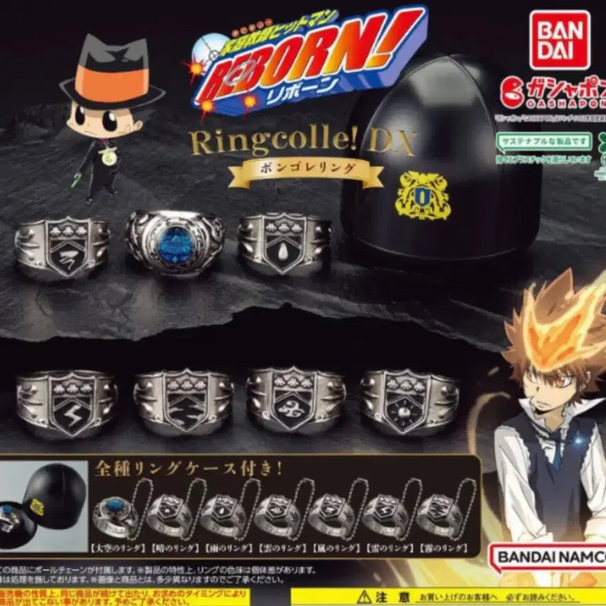 [BUNJANG] Katekyo Hitman Reborn! Vongola Ring DX Set / 가히리dx 가정교사 히트맨 리본 본고레 링 DX 가히리F