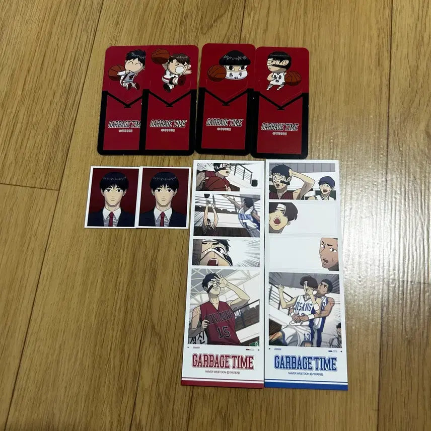 [BUNJANG] Garbage Time Jeon Young-joong Four-Cut Photo Bookmark Bundle Set / 가비지타임 원중고 전영중 네컷 증사 책갈피