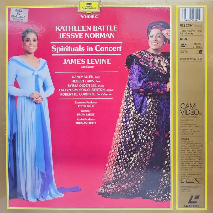 [BUNJANG] Katlín Battle, Jessye Norman LD / 캐슬린 배틀,제시 노먼 LD