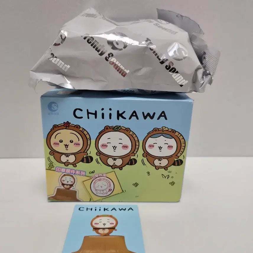 [BUNJANG] Chiikawa Forest Raccoon Stamp / 먼작귀 치이카와 숲속 너구리 스탬프 도장 치이카와