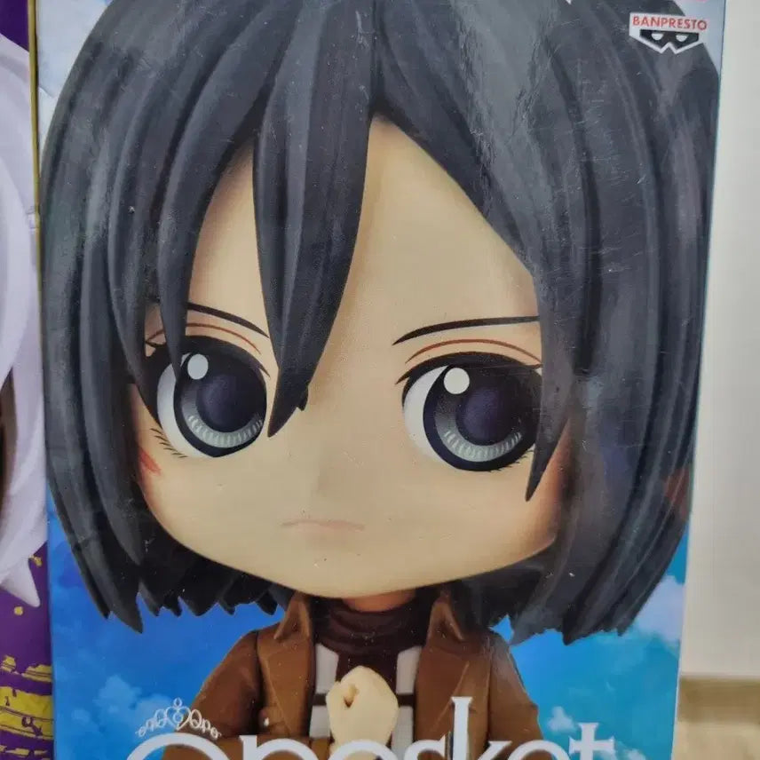 [BUNJANG] Bandai Attack on Titan Mikasa Q Posket Figure A / 반다이 진격의 거인 미카사 큐포스켓 피규어 A 새상품