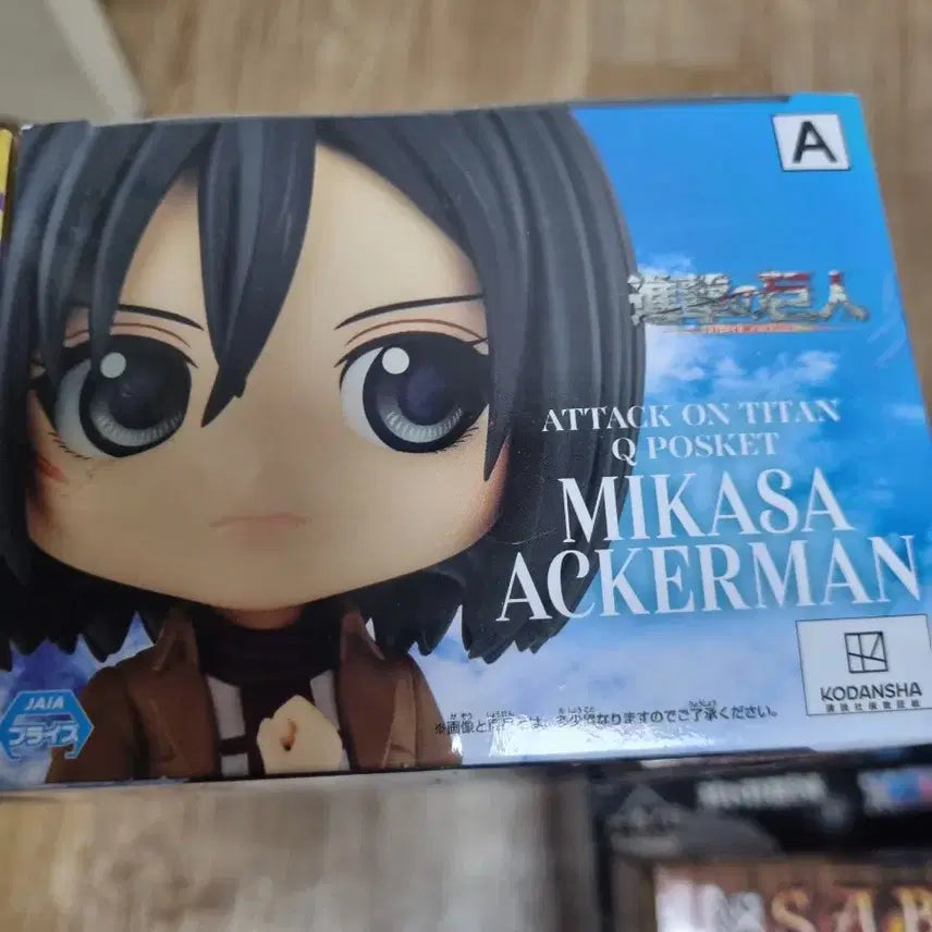 [BUNJANG] Bandai Attack on Titan Mikasa Q Posket Figure A / 반다이 진격의 거인 미카사 큐포스켓 피규어 A 새상품