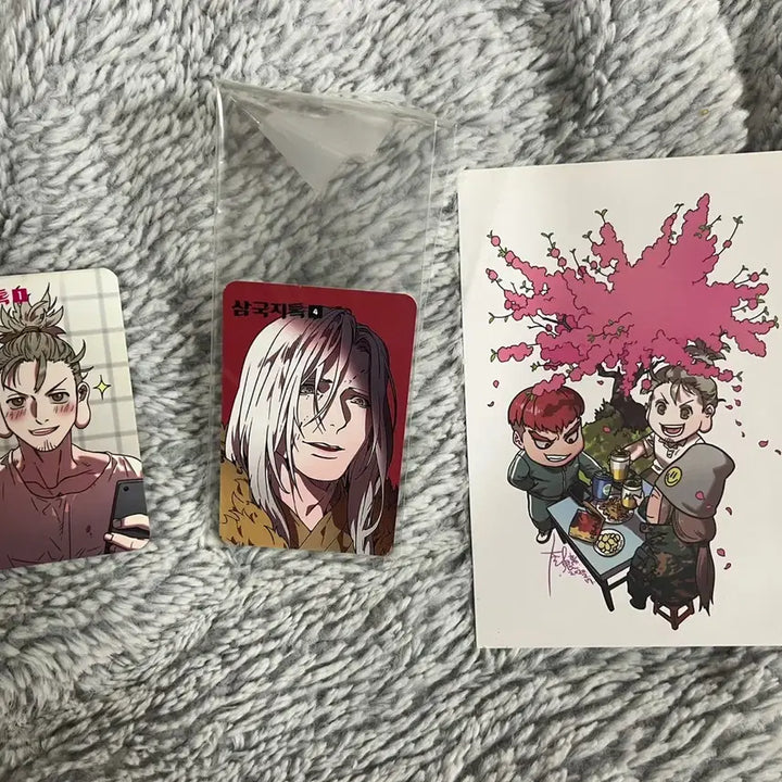 [BUNJANG] Samgukji Talk Photocard and Postcard Bundle Set / 삼국지톡 굿즈 포카 원소 유비 엽서 일괄
